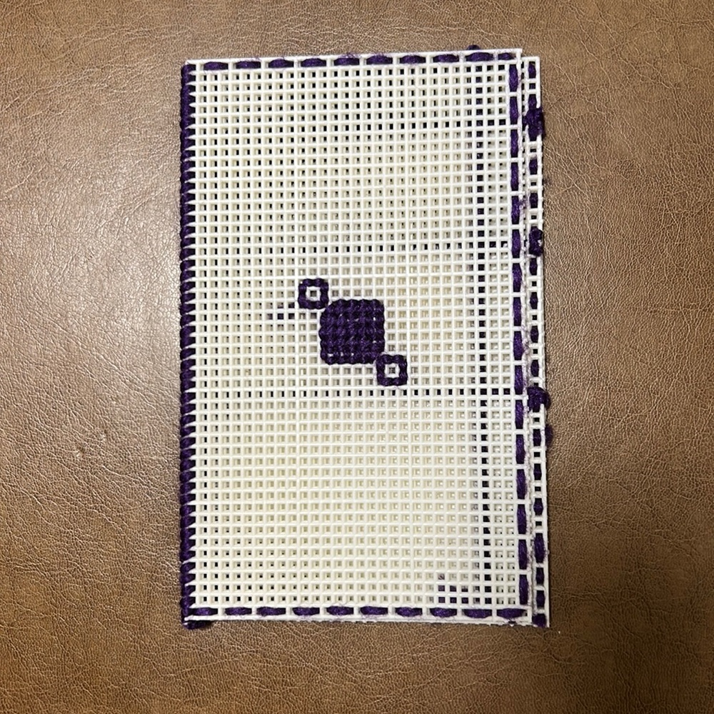 Vintage Plastic Cross-Stitch Organizer.